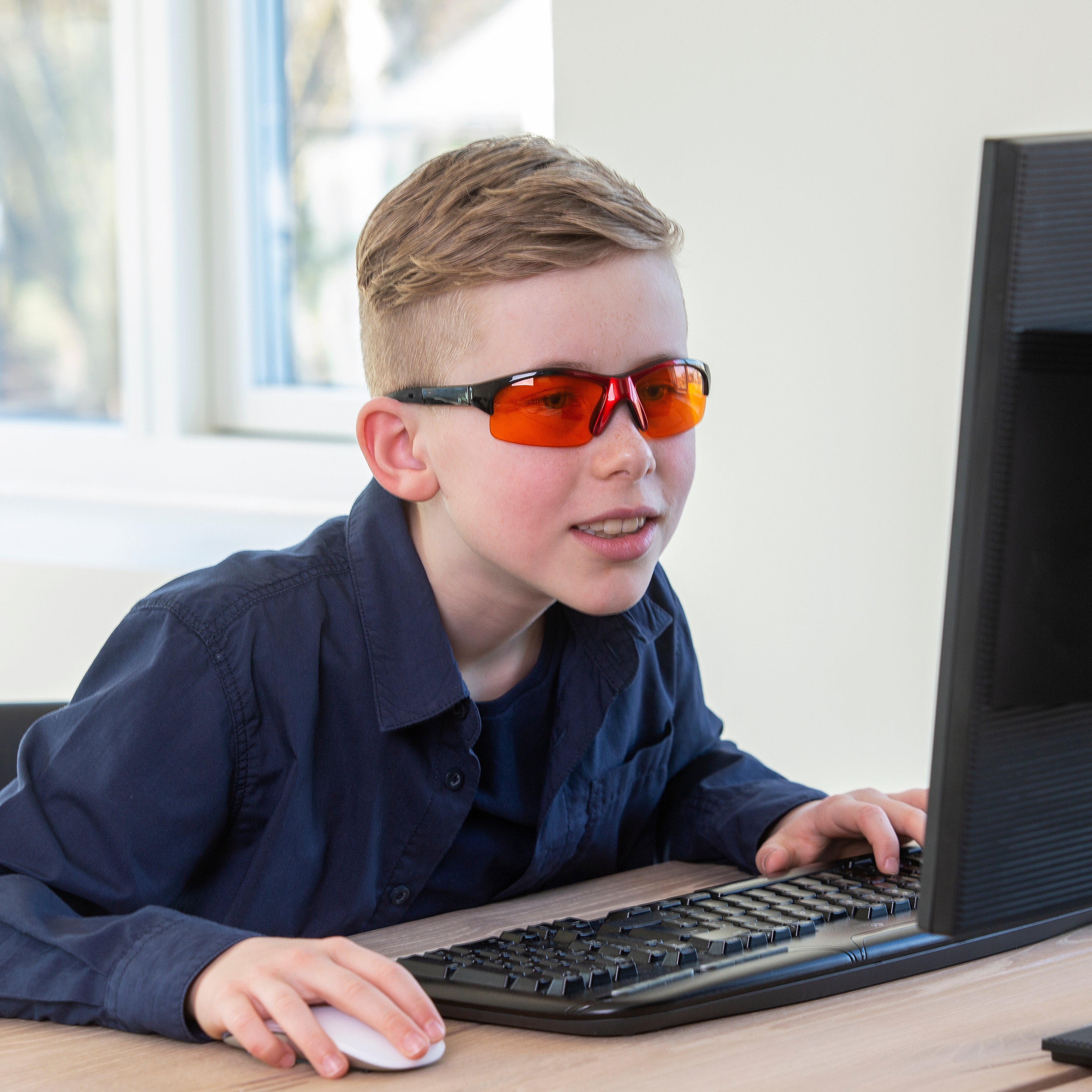 MelaMedic® sertificētas miega brilles COPENHAGEN II bērniem vecumā no 6 līdz 10 gadiem