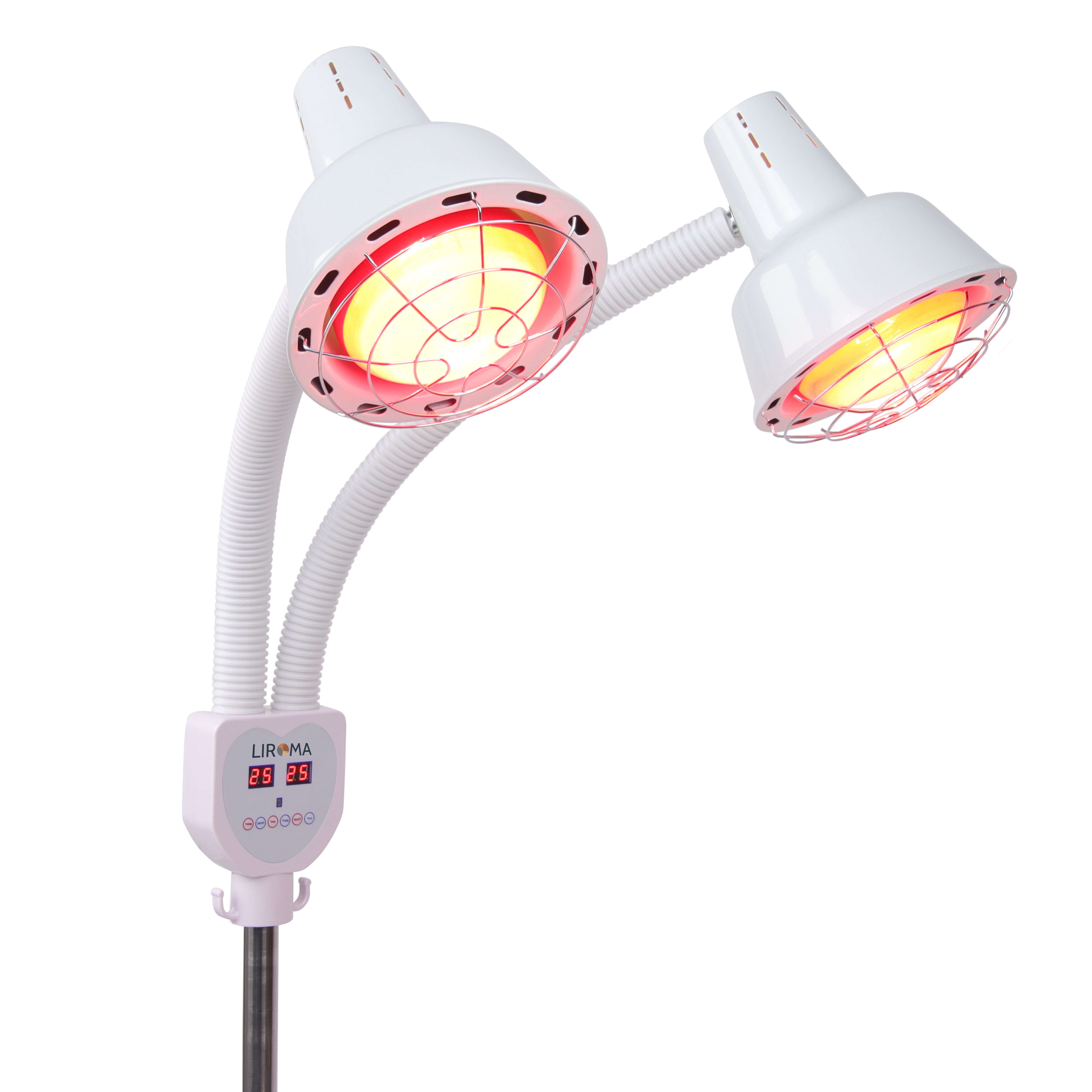 LIROMA® 507 infrasarkanā lampa ar divām galvām